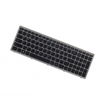 IBM Lenovo G500H Laptop Tastatur, CZ / SK Silberner Rahmen, hintergrundbeleuchtete Tastatur