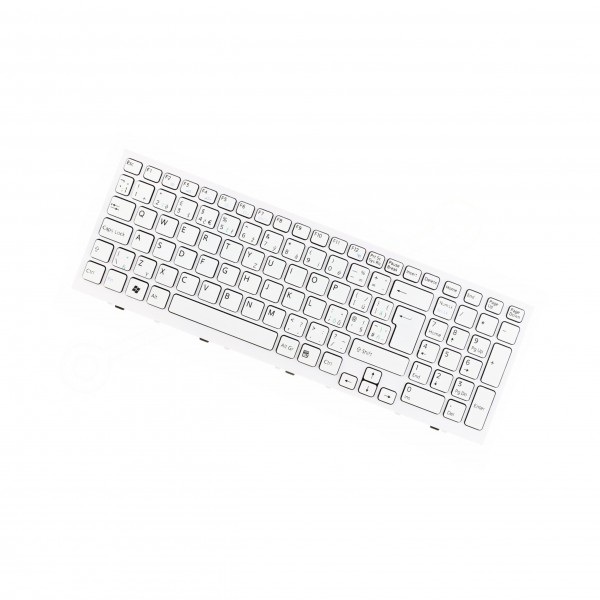 Kompatibilní Sony Vaio 148971461 Laptop Tastatur, mit Rahmen CZ/SK Weiß