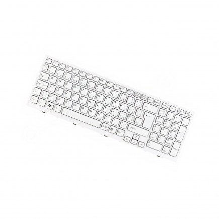 Kompatibilní Sony Vaio 148971511 Laptop Tastatur, mit Rahmen CZ/SK Weiß