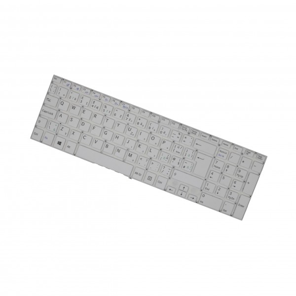 Sony Vaio SVF152A24T Laptop Tastatur, CZ/SK Weiß Ohne Rahmen