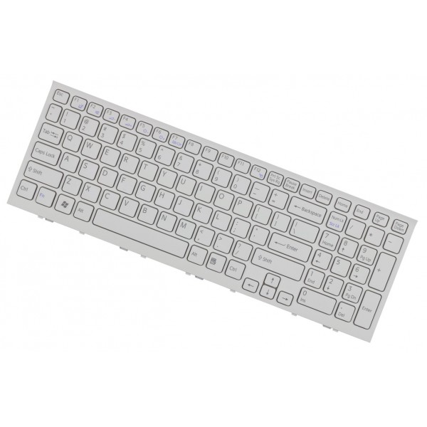 Sony Vaio Kompatibilní 148970951 Laptop Tastatur, US Weiß