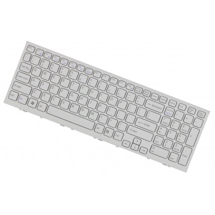 Sony Vaio Kompatibilní 148971461 Laptop Tastatur, US Weiß