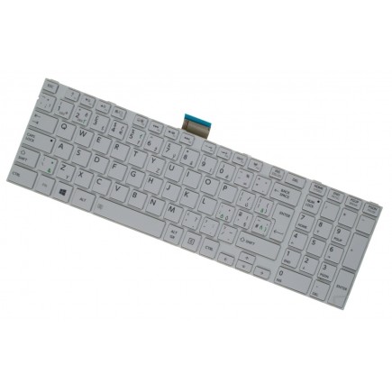 Toshiba Satellite C855-150 Laptop Tastatur, Weiß mit Rahmen CZ/SK