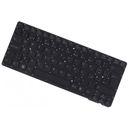 Sony Vaio kompatibilní 148954241 Laptop Tastatur, CZ/SK Schwarze