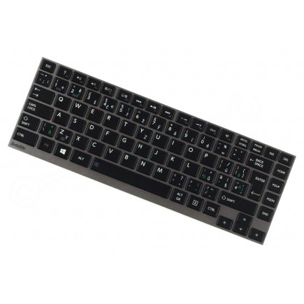 Toshiba Portege Z835-P330 Laptop Tastatur, CZ / SK Silberner Rahmen, hintergrundbeleuchtete Tastatur