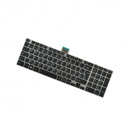 Toshiba Satellite C75-A-14F Laptop Tastatur, Silberrahmen CZ/SK