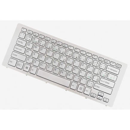 Sony Vaio SVF15N Laptop Tastatur, CZ / SK Silber