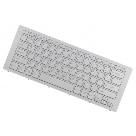 Sony Vaio SVF15 Laptop Tastatur, Silberrahmen US