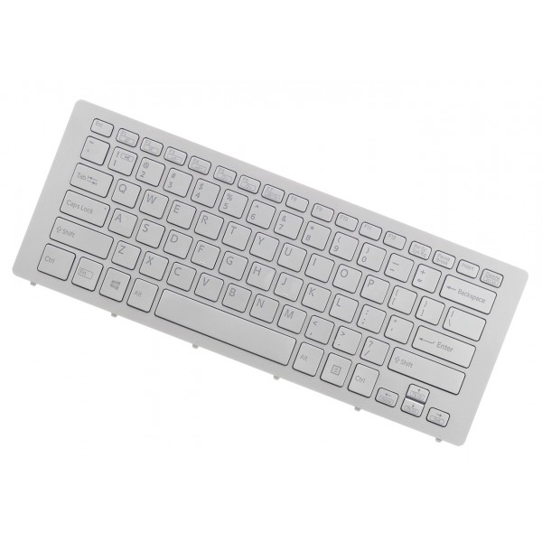 Sony Vaio SVF15 Laptop Tastatur, Silberrahmen US