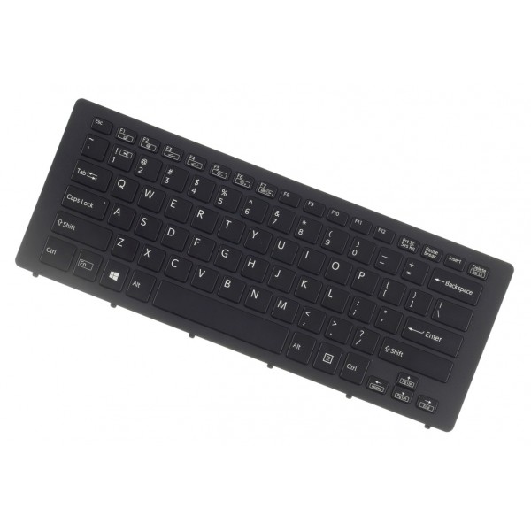 Sony Vaio kompatibilní 149239521US Laptop Tastatur, US Schwarze, Hintergrundbeleuchtete 