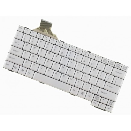Fujitsu kompatibilní N860-7635-T392 Laptop Tastatur, US Weiß