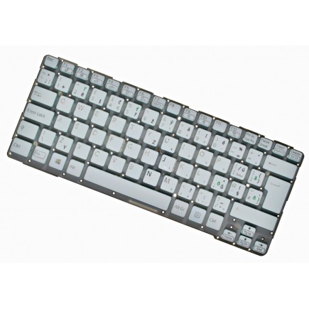 Sony Vaio SVE14A2 Laptop Tastatur, CZ/SK Weiß Ohne Rahmen