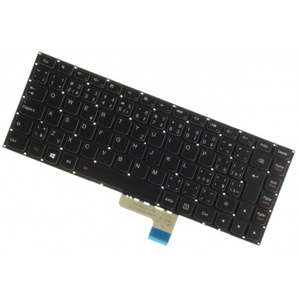 Lenovo Ideapad Yoga 3 14 Laptop Tastatur, CZ Schwarze, Hintergrundbeleuchtete 