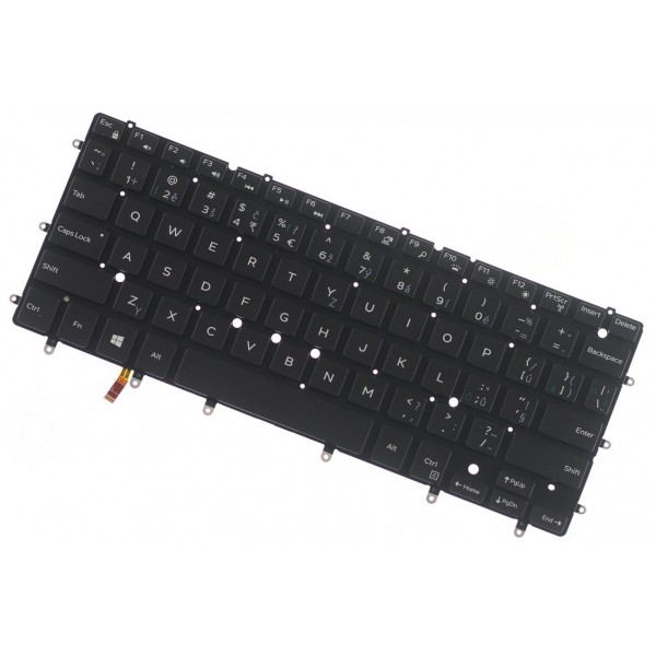 Dell Inspiron 13 7548 Laptop Tastatur, tschechisch ohne Rahmen, Hintergrundbeleuchtete 
