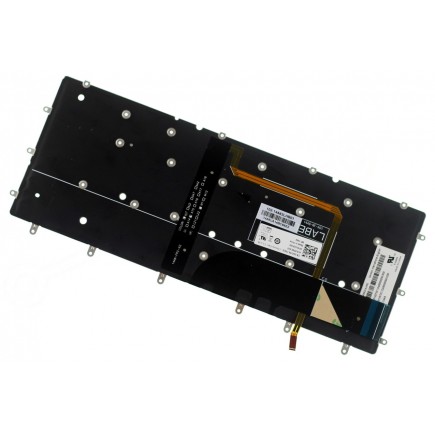 Dell Inspiron 13-7000 (P57G) Laptop Tastatur, tschechisch ohne Rahmen, Hintergrundbeleuchtete 