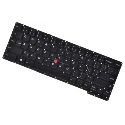 Lenovo ThinkPad X1 Carbon 2 Laptop Tastatur, tschechisch ohne Rahmen, Trackpoint, Hintergrundbeleuchtet CZ/SK