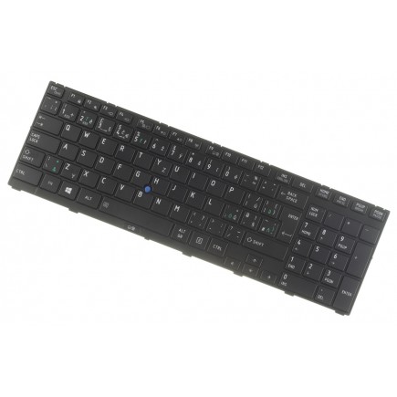 Toshiba Tecra R950 Laptop Tastatur, CZ/SK Schwarze trackpoint