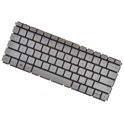 HP ENVY 13-d099nr Laptop Tastatur, CZ / SK Silber, Hintergrundbeleuchtete 