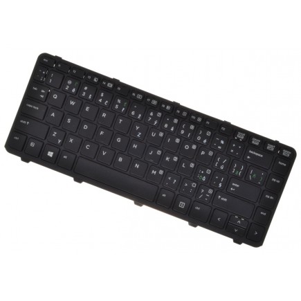 HP ProBook 430 G1 Laptop Tastatur, mit Rahmen, schwarz CZ / SK
