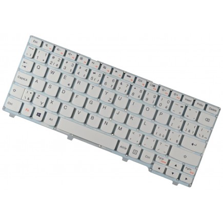 Lenovo 100S-11IBY Laptop Tastatur, CZ/SK Weiß Ohne Rahmen