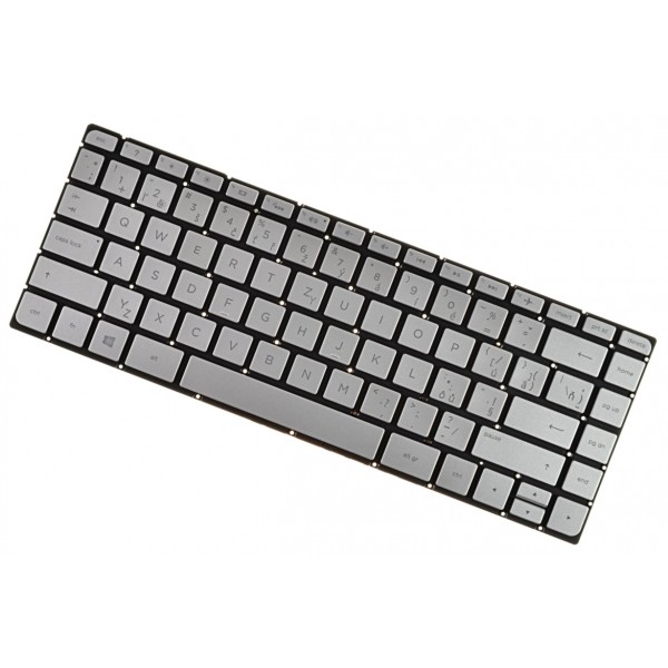 HP Spectre x360 15-ap Laptop Tastatur, CZ / SK Silber, ohne Rahmen, Hintergrundbeleuchtete 