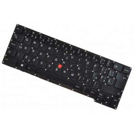 Lenovo ThinkPad X1 Carbon 20A7 Laptop Tastatur, tschechisch ohne Rahmen, Trackpoint, Hintergrundbeleuchtet CZ/SK