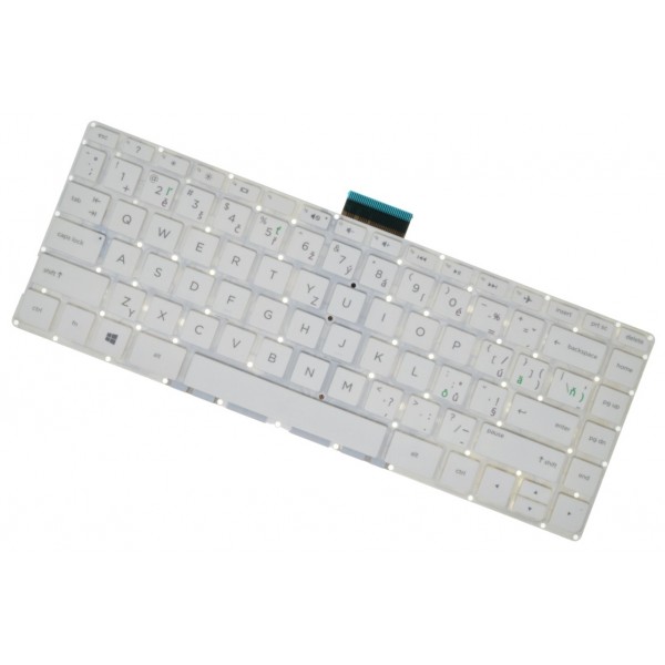 HP kompatibilní 910180-FL1 Laptop Tastatur, CZ/SK Weiß Ohne Rahmen