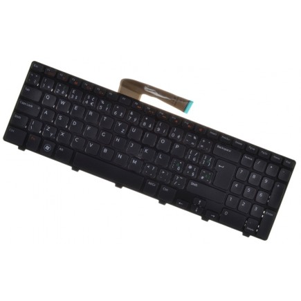 Dell Inspiron 15R M511R Laptop Tastatur, mit Rahmen, schwarz CZ / SK