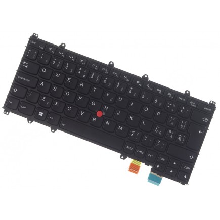 Kompatibilní Lenovo 00PA132 Laptop Tastatur, CZ / SK Schwarze, Hintergrundbeleuchtet, Trackpoint