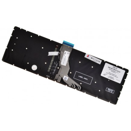 HP 15-CC Laptop Tastatur, CZ / SK Silber, ohne Rahmen, Hintergrundbeleuchtete 