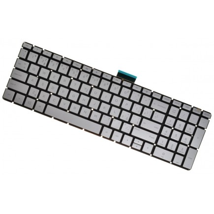 HP Pavilion 15-cc506nc Laptop Tastatur, CZ / SK Silber, ohne Rahmen, Hintergrundbeleuchtete 