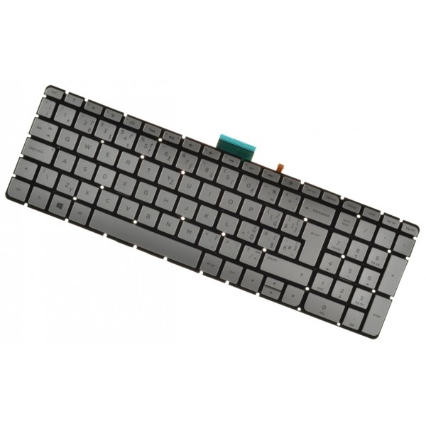 HP ENVY x360 15-w005nc Laptop Tastatur, Silber, ohne Rahmen, Hintergrundbeleuchtete , CZ/SK
