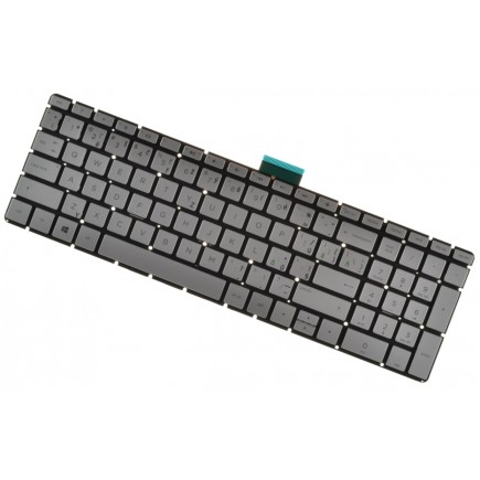 HP Pavilion 15-cc010nc Laptop Tastatur, CZ / SK Silber, ohne Rahmen, Hintergrundbeleuchtete 
