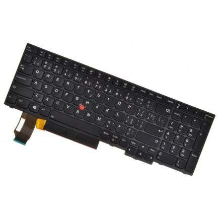 Lenovo ThinkPad P72 20MB Laptop Tastatur, CZ / SK Schwarze, Hintergrundbeleuchtet, Trackpoint