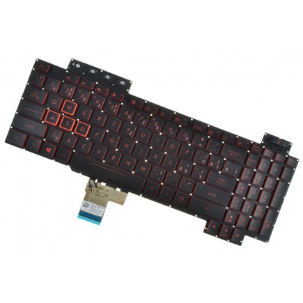 Asus FX504GE TUF Laptop Tastatur, tschechisch ohne Rahmen, Hintergrundbeleuchtete 