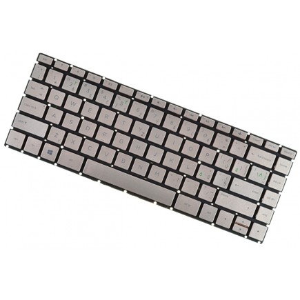 HP 14-BK Laptop Tastatur, CZ / SK Silber, ohne Rahmen, Hintergrundbeleuchtete 