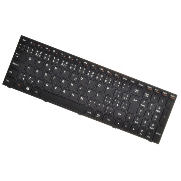 Kompatibilní Lenovo 25214785 Laptop Tastatur, mit Rahmen, schwarz CZ / SK