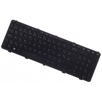 Kompatibilní HP 768787-001 Laptop Tastatur, mit Rahmen, schwarz CZ / SK