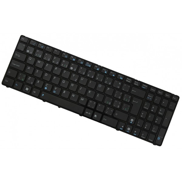 Asus  G51VX Laptop Tastatur, mit Rahmen, schwarz CZ / SK