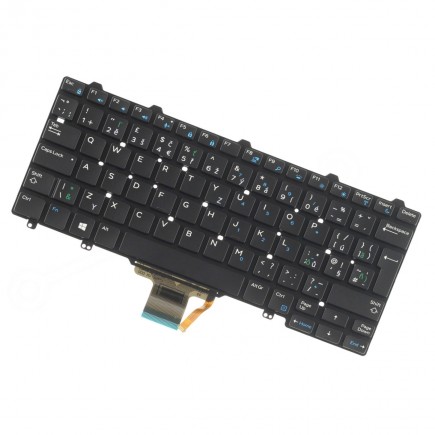 Dell kompatibilní 0769G9 Laptop Tastatur, tschechisch ohne Rahmen, Hintergrundbeleuchtete 