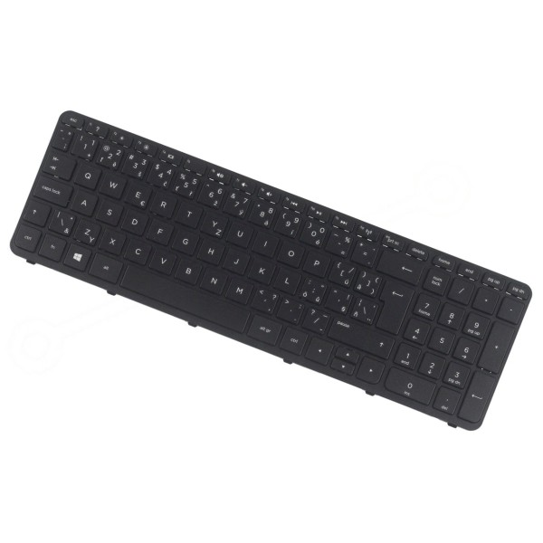 HP Pavilion 15-D050SC Series  Laptop Tastatur, mit Rahmen, schwarz CZ / SK