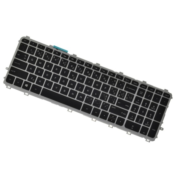 HP kompatibilní 711505-001 Laptop Tastatur, CZ / SK Silber, Hintergrundbeleuchtete 