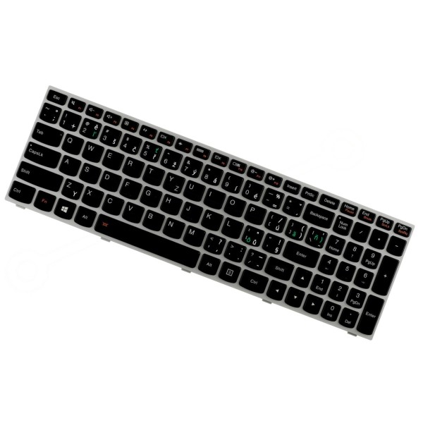 Lenovo B50-30 Touch Series Erazer Laptop Tastatur, CZ / SK Silber, Hintergrundbeleuchtete 