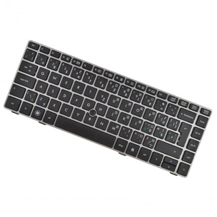 HP EliteBook 8460w Laptop Tastatur, Silberrahmen CZ/SK