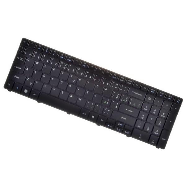 Acer kompatibilní 90.4CH07.S0T Laptop Tastatur, mit Rahmen, schwarz CZ / SK