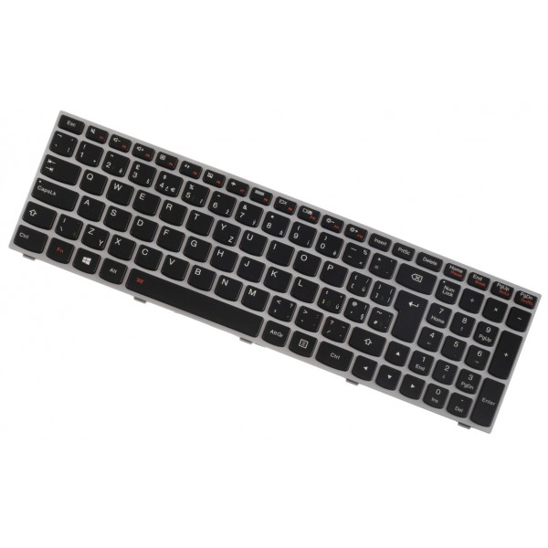 Lenovo B50-30 Touch Series Erazer Laptop Tastatur, CZ / SK Silberner Rahmen, hintergrundbeleuchtete