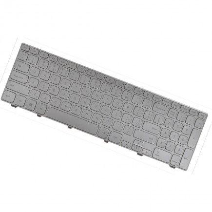Dell Inspiron 15 7537 Laptop Tastatur, CZ / SK Silber, Hintergrundbeleuchtete 