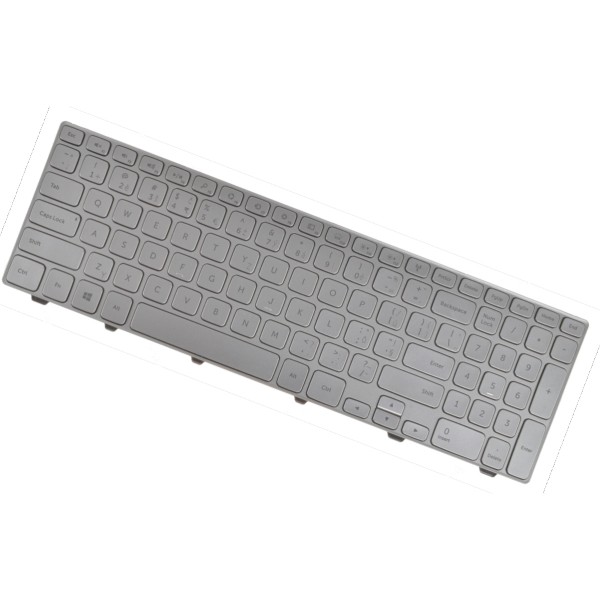 Dell Inspiron 15 7737 Laptop Tastatur, CZ / SK Silber, Hintergrundbeleuchtete 