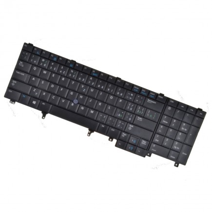 Kompatibilní Dell GXJYT Laptop Tastatur, CZ/SK Schwarze trackpoint
