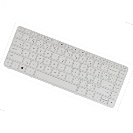 HP Pavilion 14-n000sc Laptop Tastatur, mit Rahmen CZ/SK Weiß